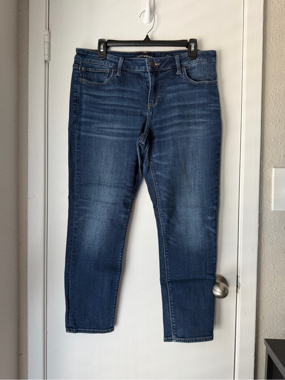 Lucky Brand Indigo Ankle Crop Stretch Jeans
